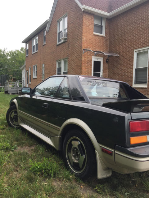 1986 Green Toyota MR2 Coupe