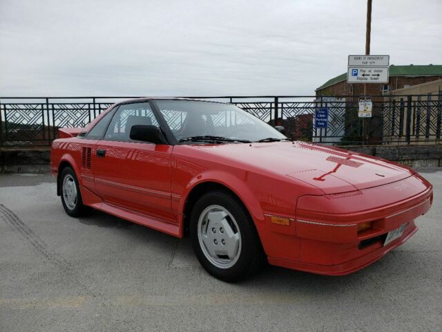 1986 Red Toyota MR2