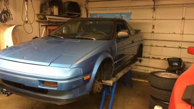 1986 Blue Toyota MR2 Coupe