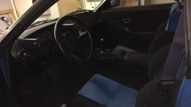 1986 Blue Toyota MR2 Coupe