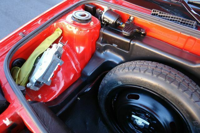 1986 Red Toyota MR2 Coupe