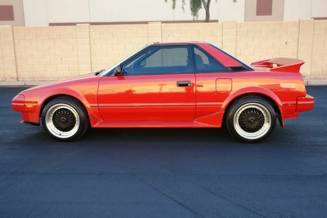 1986 Red Toyota MR2 Coupe