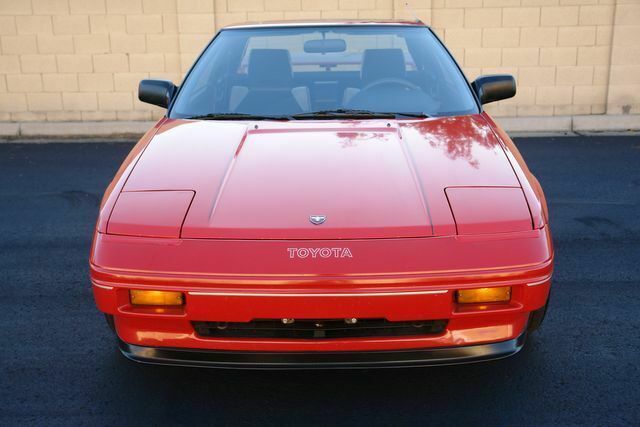 1986 Red Toyota MR2 Coupe