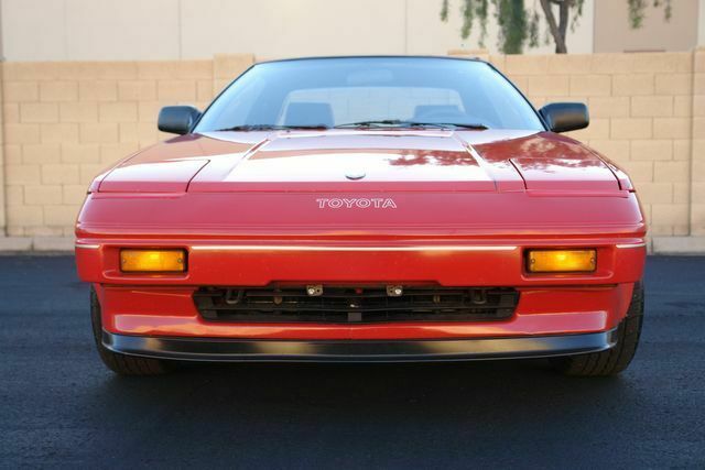 1986 Red Toyota MR2 Coupe