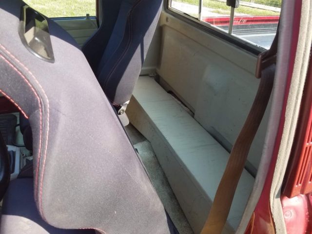 1986 Red Toyota 86 Extended Cab Pickup