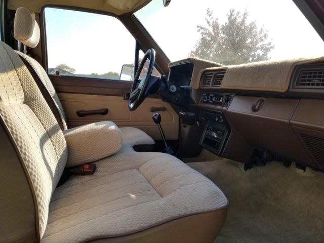 1986 maroon Toyota Other Standard Cab Pickup