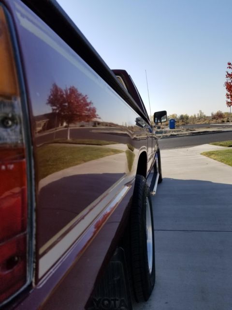 1986 maroon Toyota Other Standard Cab Pickup
