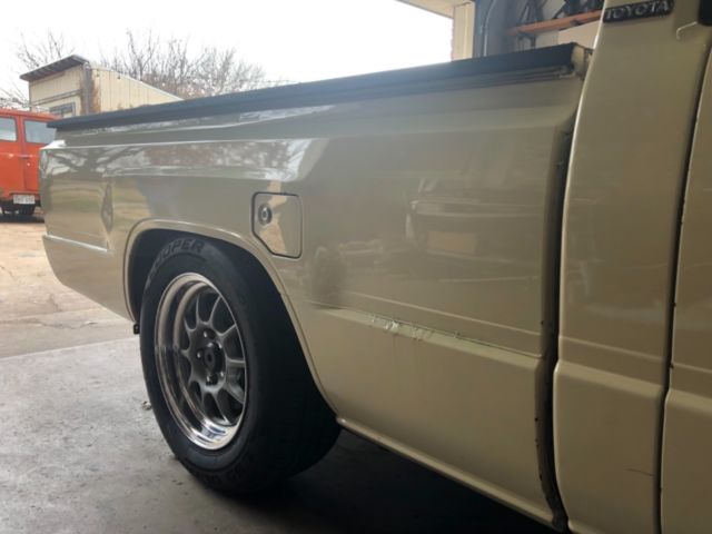 1986 Tan Toyota Pickup Standard Cab Pickup