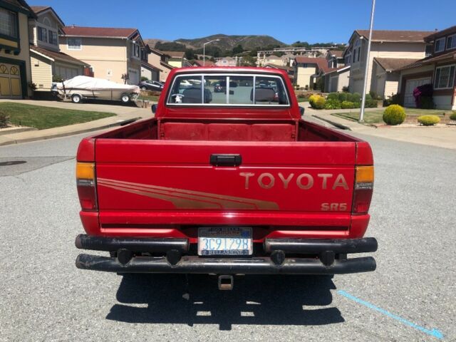 1986 Red Toyota Pickup Standard Cab Pickup