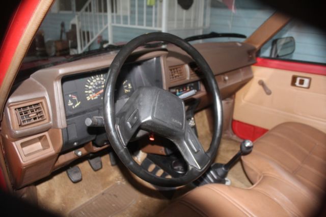 1986 Red Toyota PICKUP DX PIckup