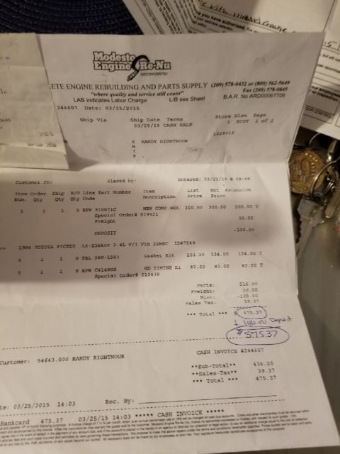 1986 Brown Toyota Pickup Extended Cab Pickup