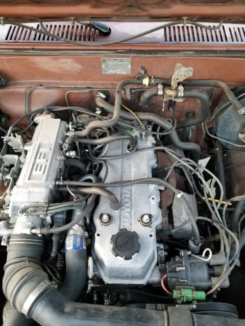 1986 Brown Toyota Pickup Extended Cab Pickup