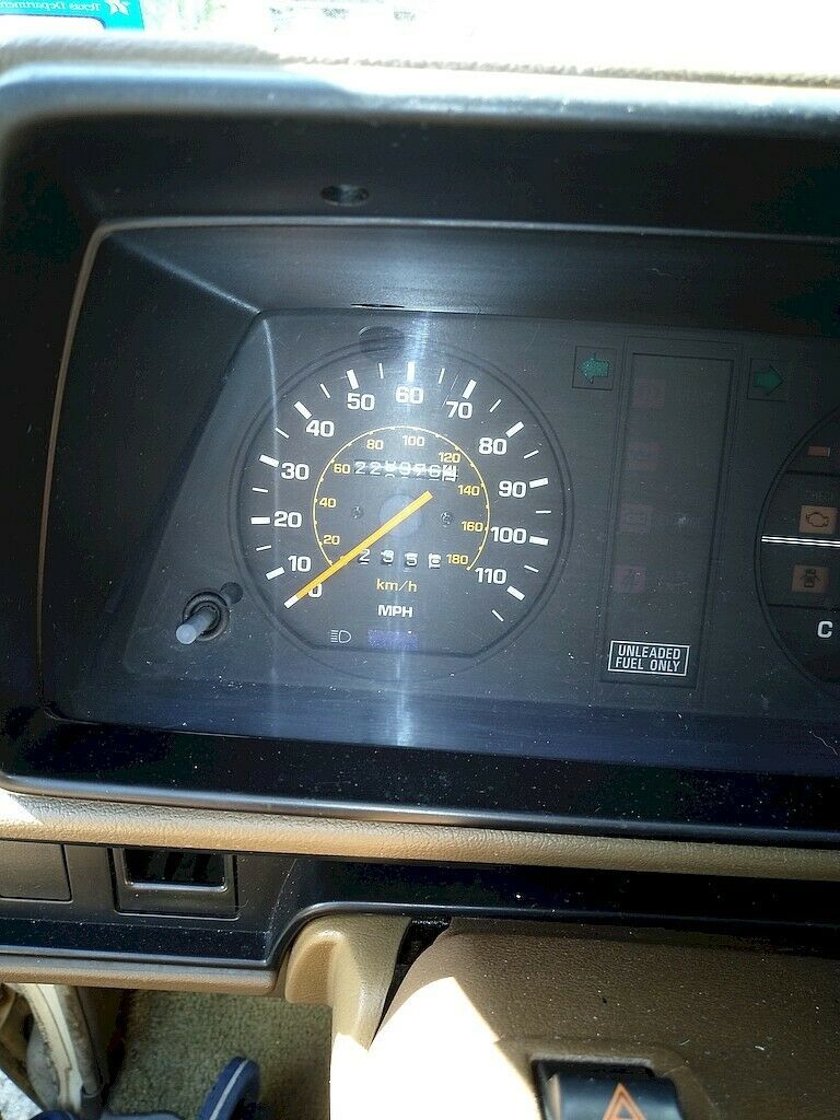 1986 Tan Toyota Van Mini Cargo Van