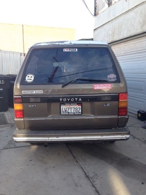 1986 Brown Toyota Other Van Camper