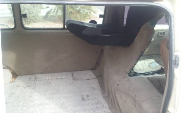 1986 Tan Toyota Van Wagon Minivan