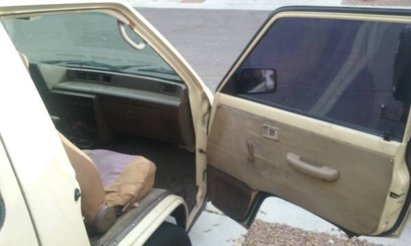 1986 Tan Toyota Van Wagon Minivan