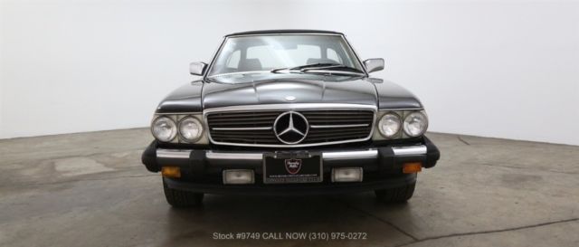 1986 Black Mercedes-Benz 500-Series