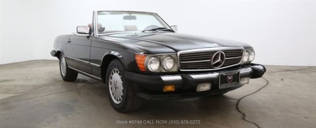 1986 Black Mercedes-Benz 500-Series
