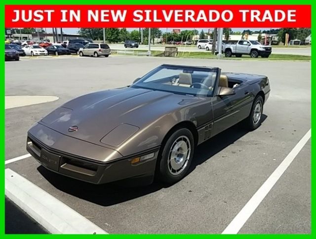 1986 Tan Chevrolet Corvette Convertible