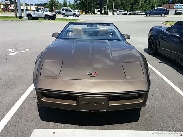 1986 Tan Chevrolet Corvette Convertible
