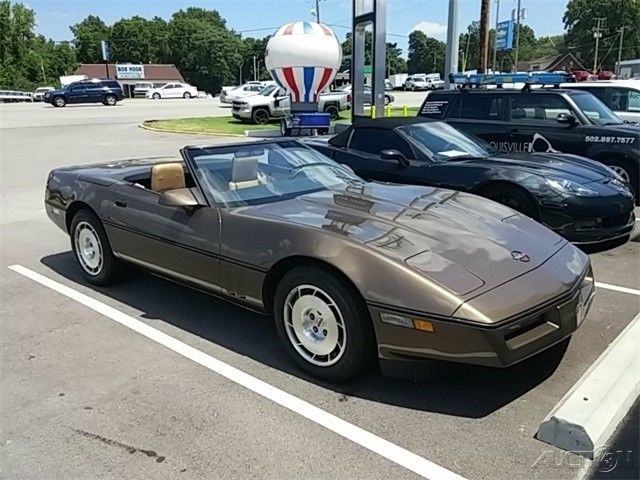 1986 Tan Chevrolet Corvette Convertible