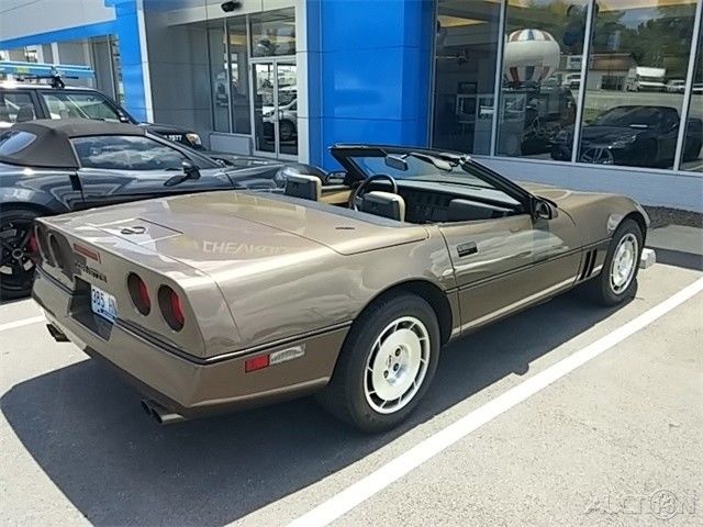 1986 Tan Chevrolet Corvette Convertible