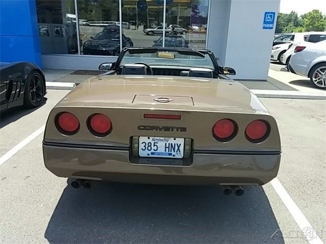 1986 Tan Chevrolet Corvette Convertible