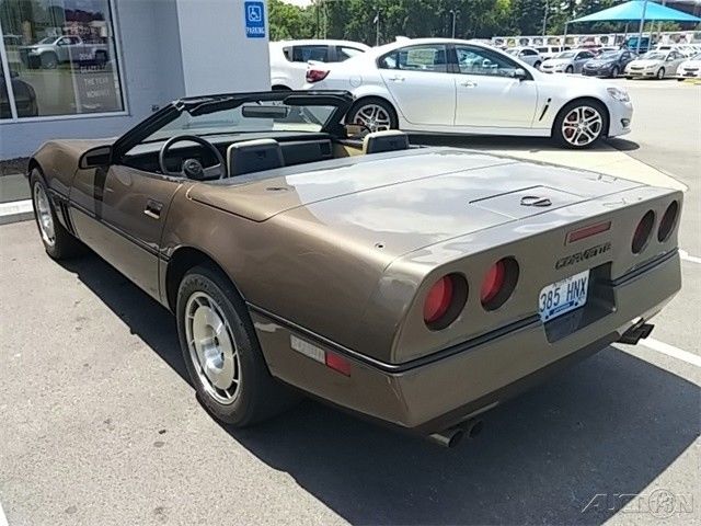 1986 Tan Chevrolet Corvette Convertible