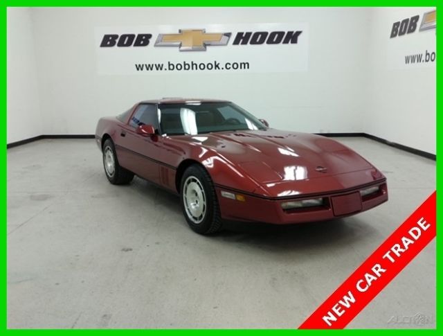 1986 Red Chevrolet Corvette Hatchback