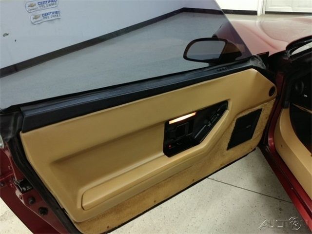 1986 Red Chevrolet Corvette Hatchback