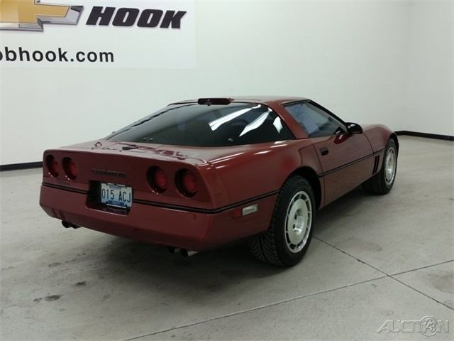 1986 Red Chevrolet Corvette Hatchback