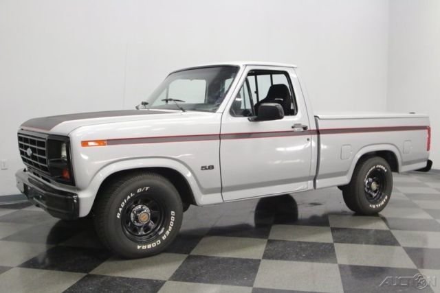 1986 Silver Ford F-150