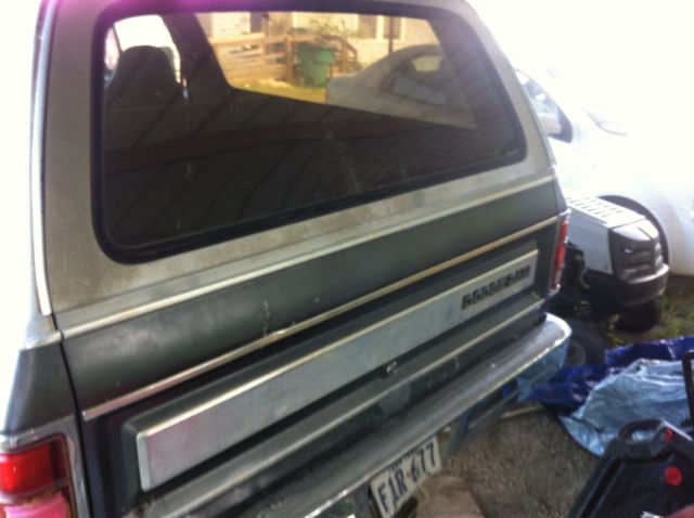 1985 Gray Dodge Ramcharger SUV