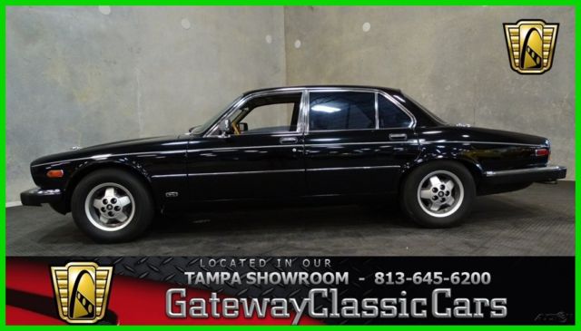 1986 Black Jaguar XJ-Series Sedan