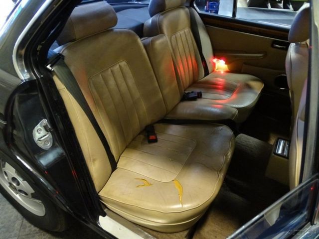1986 Black Jaguar XJ-Series Sedan