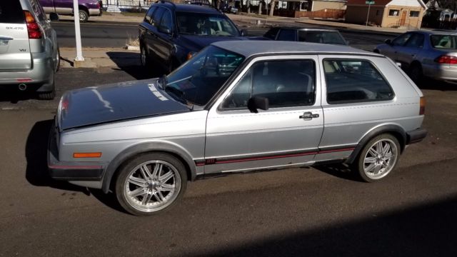 1986 Silver Volkswagen Golf Hatchback
