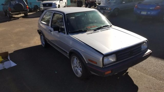 1986 Silver Volkswagen Golf Hatchback