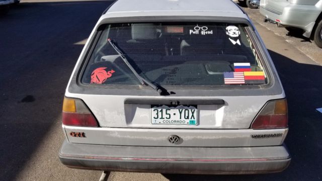 1986 Silver Volkswagen Golf Hatchback