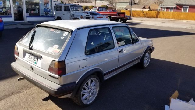 1986 Silver Volkswagen Golf Hatchback