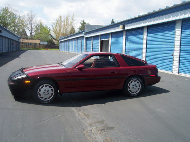 1986 Burgundy Toyota Supra Coupe