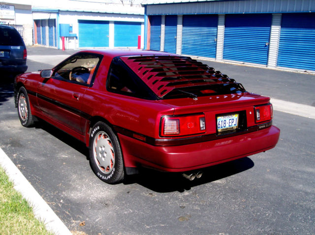 1986 Burgundy Toyota Supra Coupe