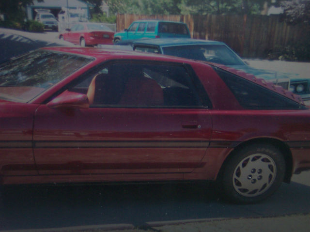 1986 Burgundy Toyota Supra Coupe