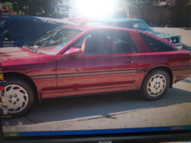 1986 Burgundy Toyota Supra Coupe
