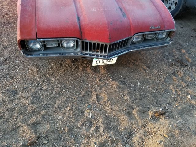 1968 Red Oldsmobile Cutlass