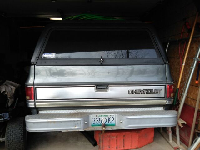 1986 Gray Chevrolet C-10 Standard Cab Pickup
