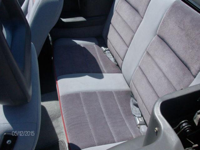 1986 Red Ford Mustang Convertible