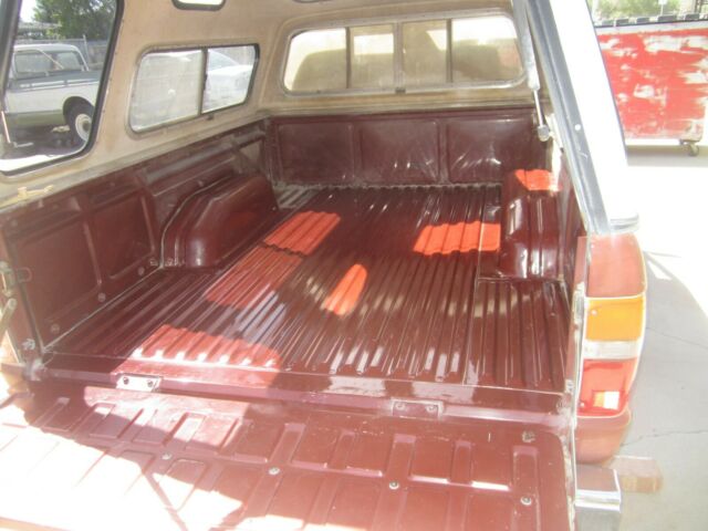 1986 Burgundy Toyota Pickup