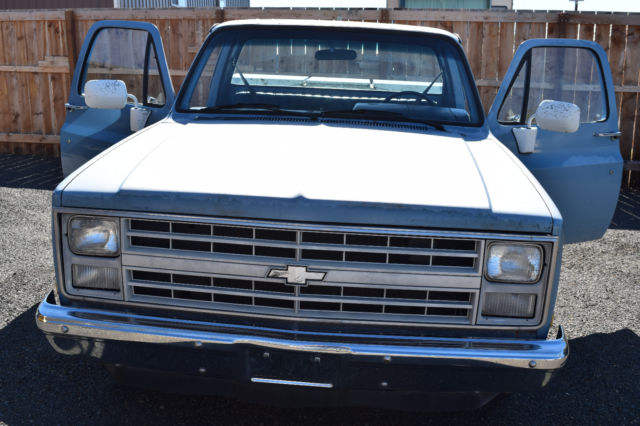 1987 Blue Chevrolet C/K Pickup 1500 Cab & Chassis