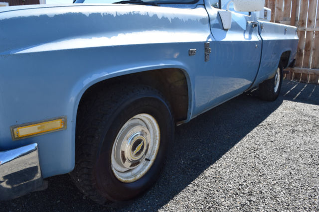 1987 Blue Chevrolet C/K Pickup 1500 Cab & Chassis