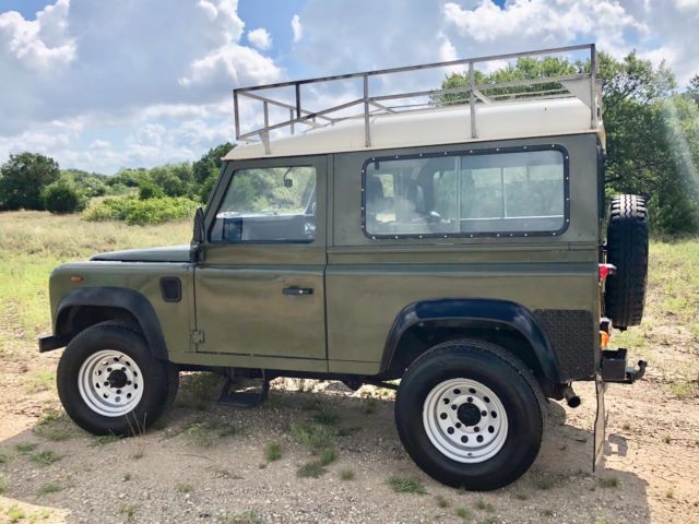 1987 Green Land Rover Defender Station Wagon